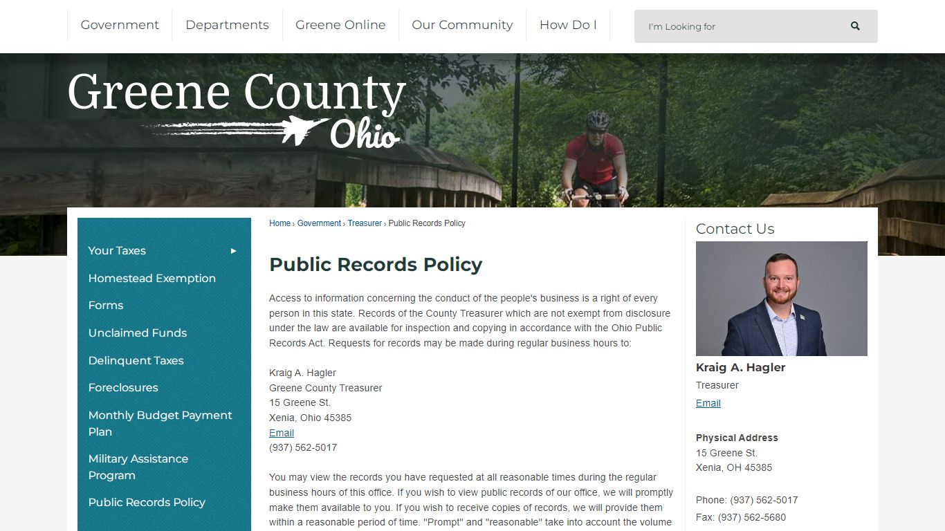 Public Records Policy | Greene County, OH - Official Website