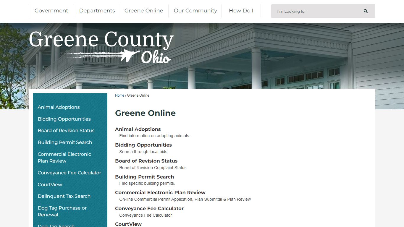 Greene Online | Greene County, OH - Official Website